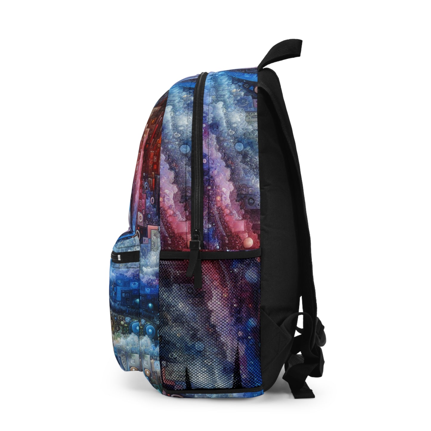 "Futuristic City Nights: A Dazzling Metropolis of Innovation and Imagination" - The Alien Backpack Digital Art