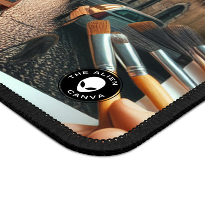 "Serenity in Brushstrokes: Immersive Realism in Nature's Tranquility" - The Alien Gaming Mouse Pad Realism