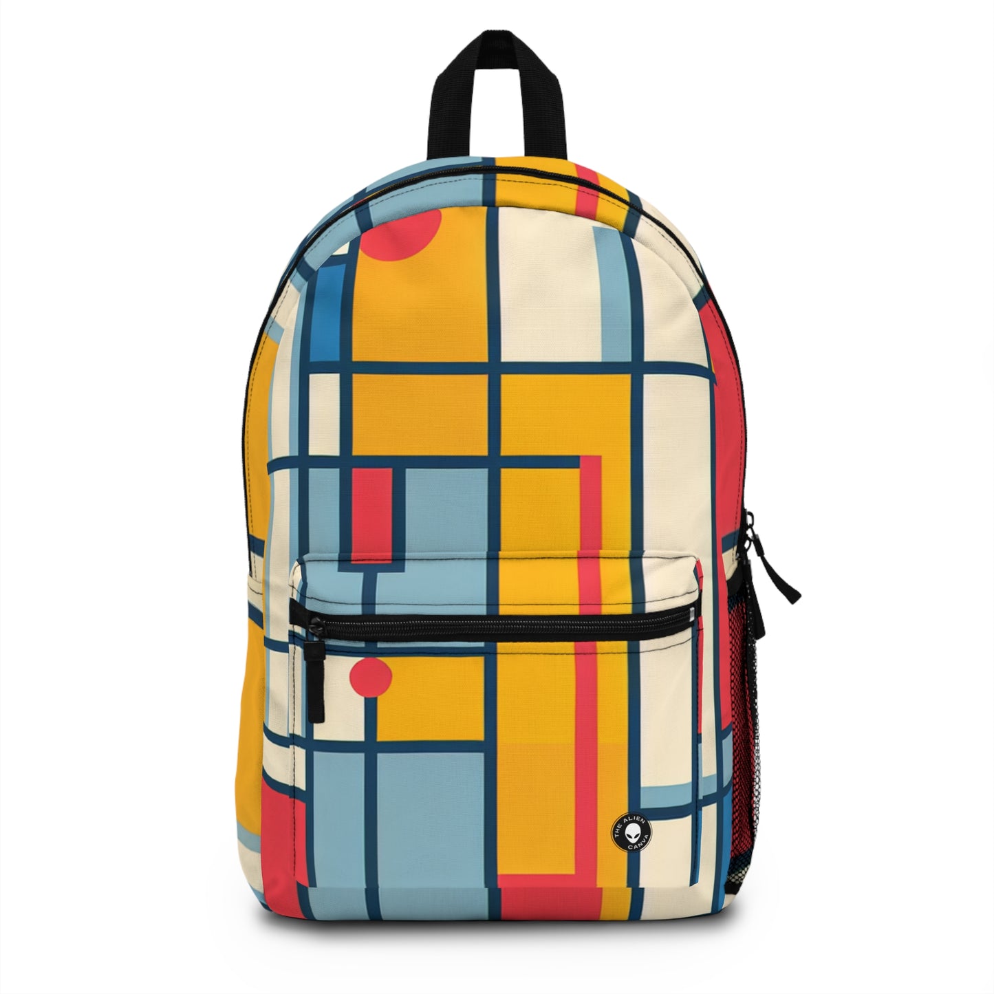 "De Stijl Grid: una composición de color minimalista" - The Alien Backpack