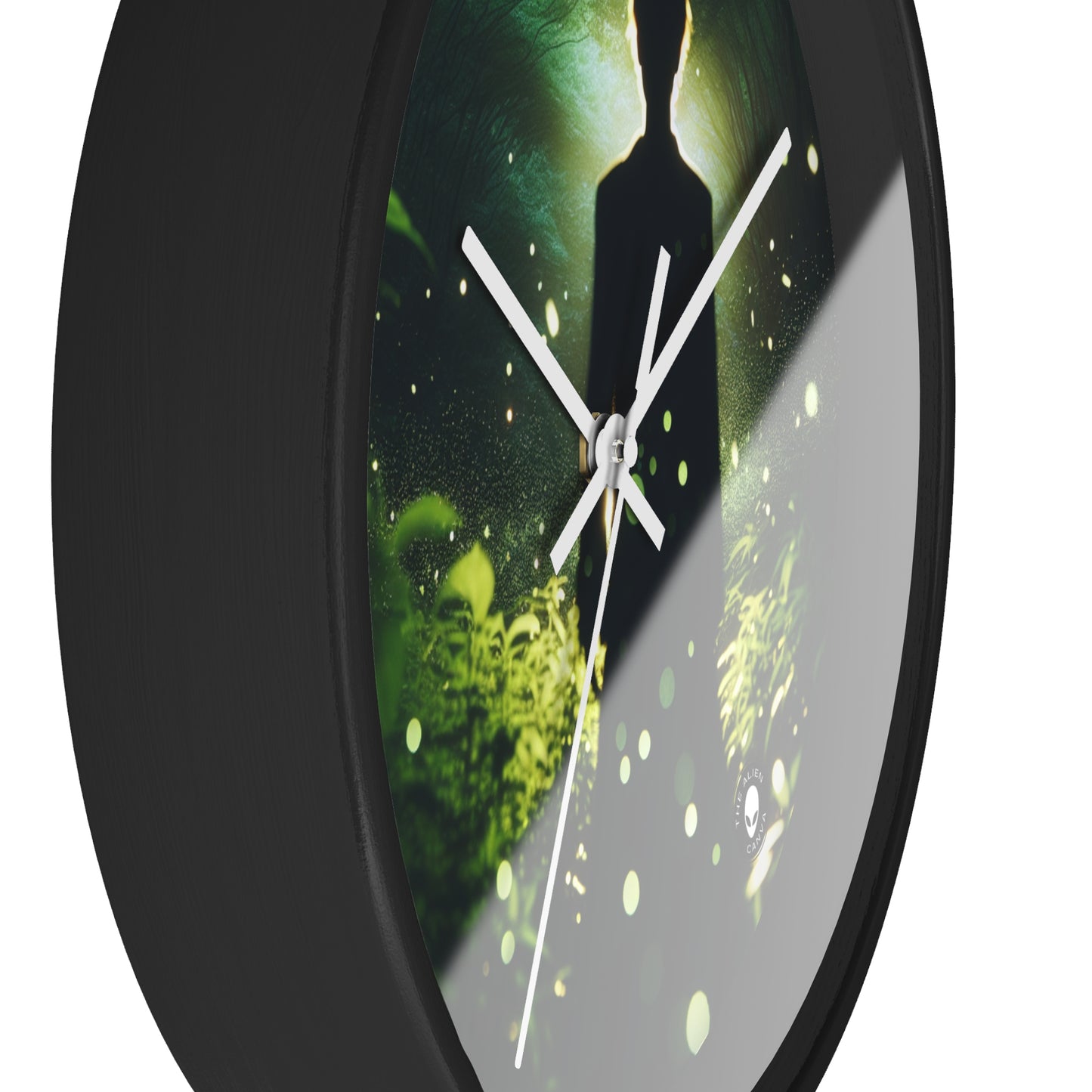 "Enchanted Firefly Forest" - The Alien Wall Clock