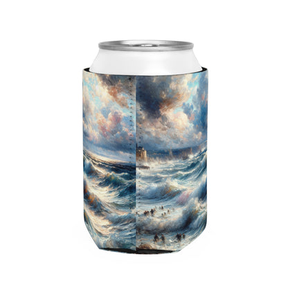 "Storm-Tossed Seas" - The Alien Can Cooler Sleeve Impressionism