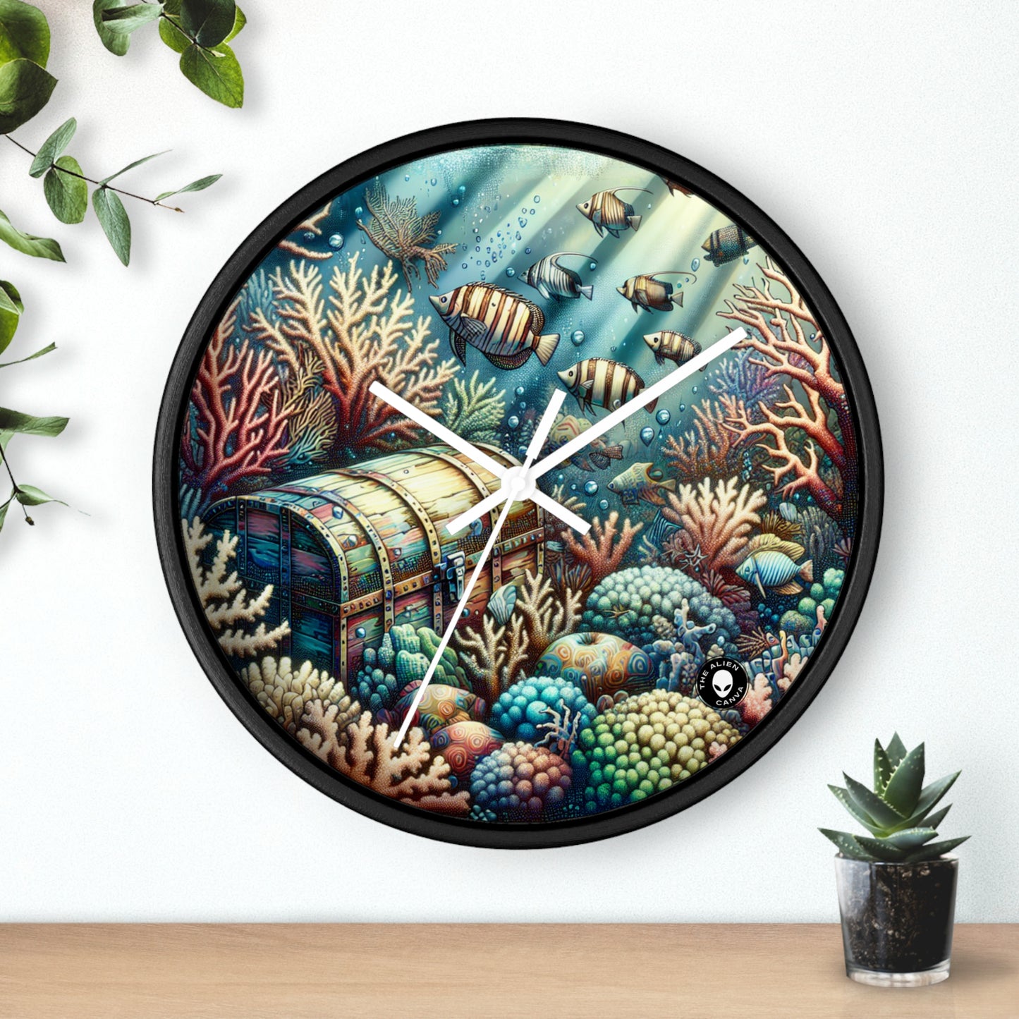 "Underwater Wonderland" - The Alien Wall Clock