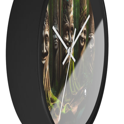 "The Chatty Forest: Conversations Among Trees" - The Alien Wall Clock