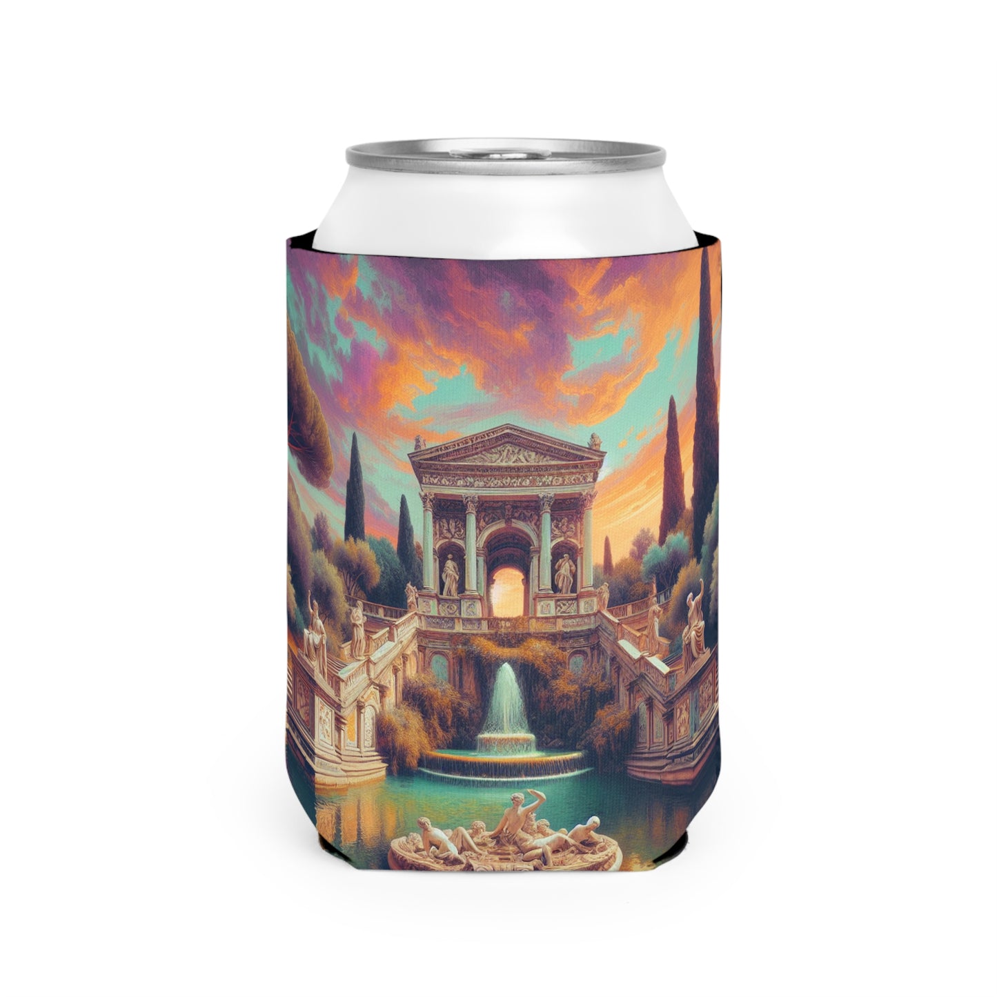 "Modern Roman: Neoclassical Portrait of Elegance" - The Alien Can Cooler Sleeve Neoclassicism