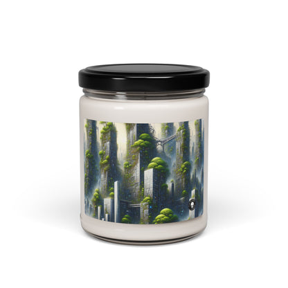 "Biodome Cityscape" - Bougie parfumée au soja Alien 9oz