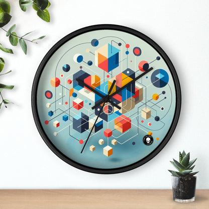 "Utopie collaborative : une fresque murale d'espoir et d'harmonie" - The Alien Wall Clock Relational Art