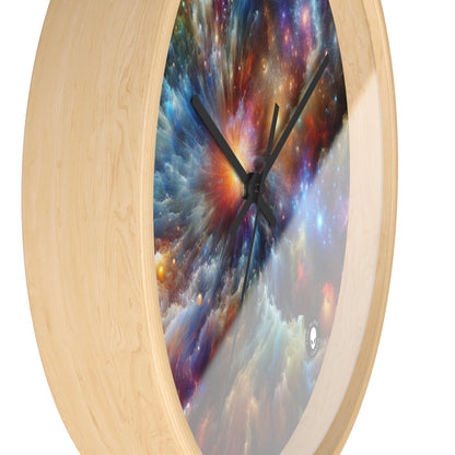 "Galactic Creation: A Kaleidoscope of Cosmic Wonder" - The Alien Wall Clock