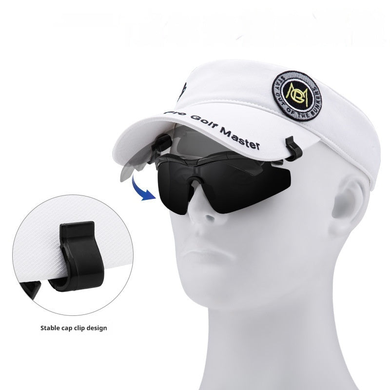 Sun Protection UV Protection Outdoor Leisure Sports PGM Golf Hat Clip Polarized Sunglasses