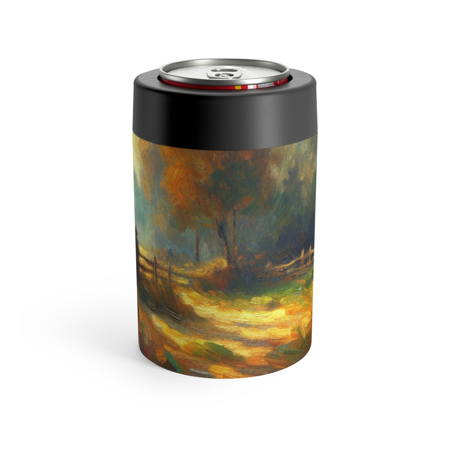 "Sunset Serenity: Impressionist Garden Painting" - The Alien Can Holder Impressionism