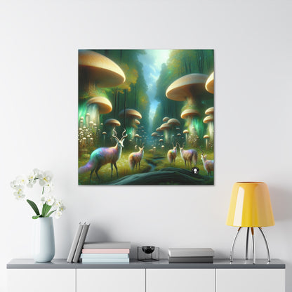 « Mystical Mushroom Grove » - La Toile Alien