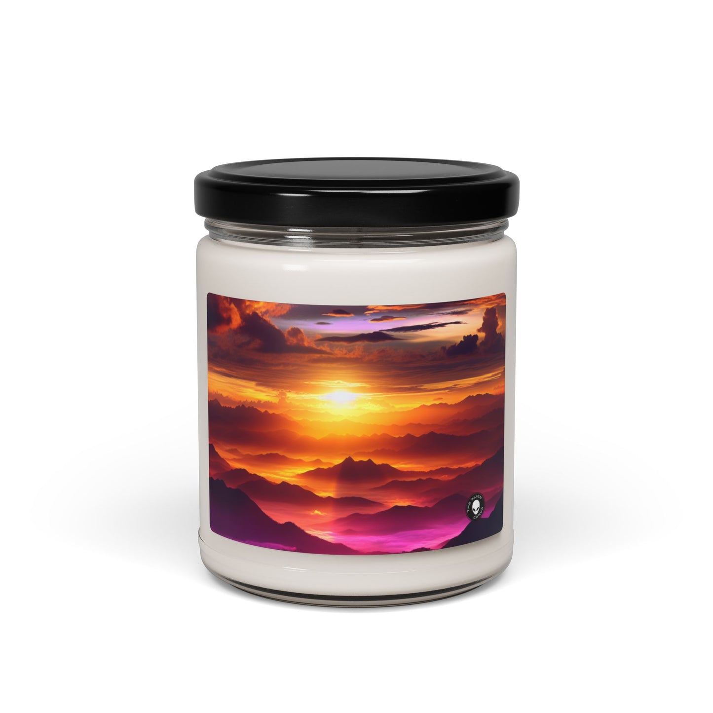 "Dawning Peaks: A Mountain Sunrise" - The Alien Scented Soy Candle 9oz