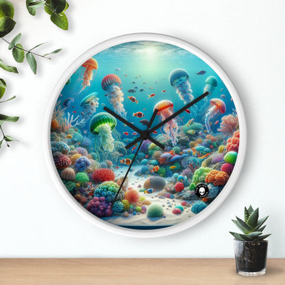 "Jellyfish Fantasy" - The Alien Wall Clock