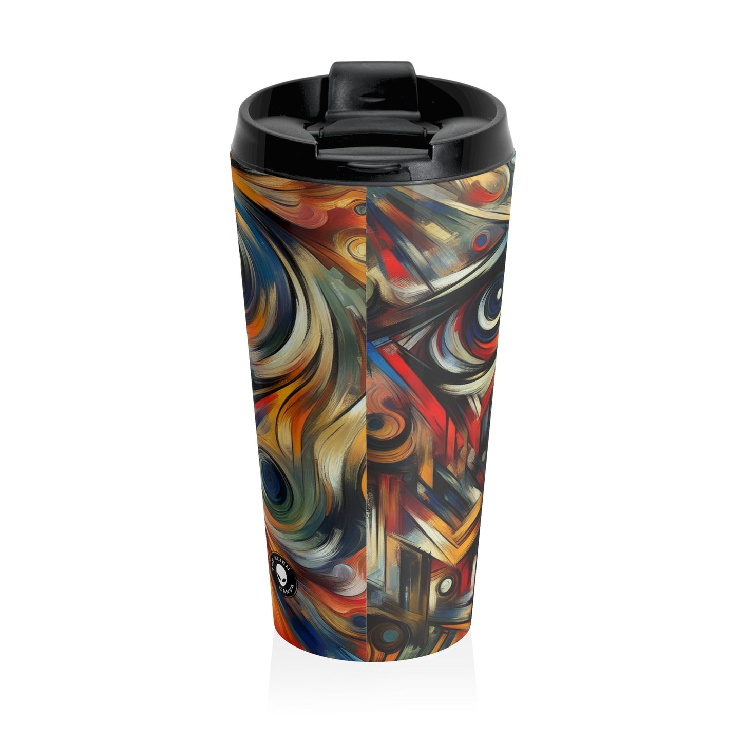 "Tempestuous Majesty" - The Alien Stainless Steel Travel Mug Expressionism