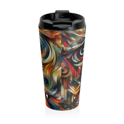 "Tempestuous Majesty" - The Alien Stainless Steel Travel Mug Expressionism