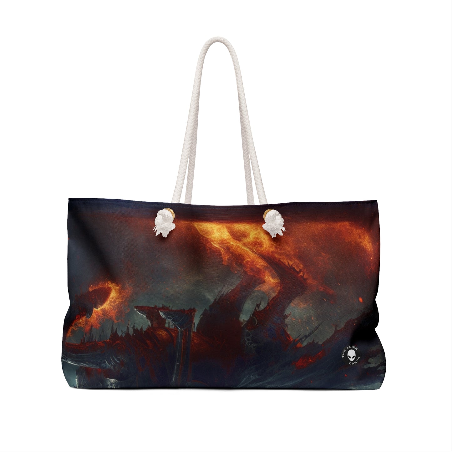 "Cavalerie de la Nuit". - Le sac de week-end Alien Art gothique