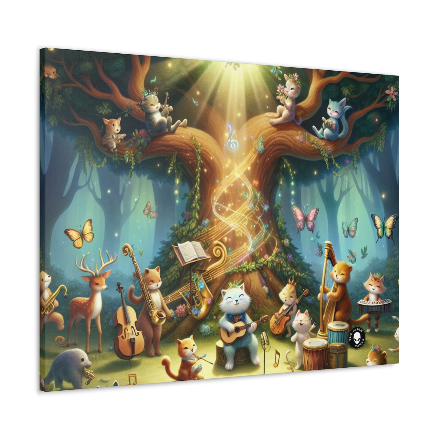 "Enchanted Forest Jam" - L'Alien Canva