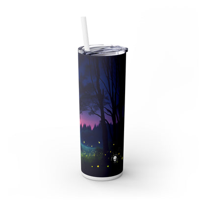 "Twilight Serenity : Firefly Dance" - Verre fin Alien Maars® avec paille 20 oz