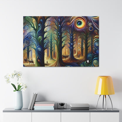 « Forêts arc-en-ciel enchantées » – The Alien Canva