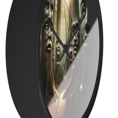 "Whispering Woods: Secrets of the Enchanted Forest" - The Alien Wall Clock