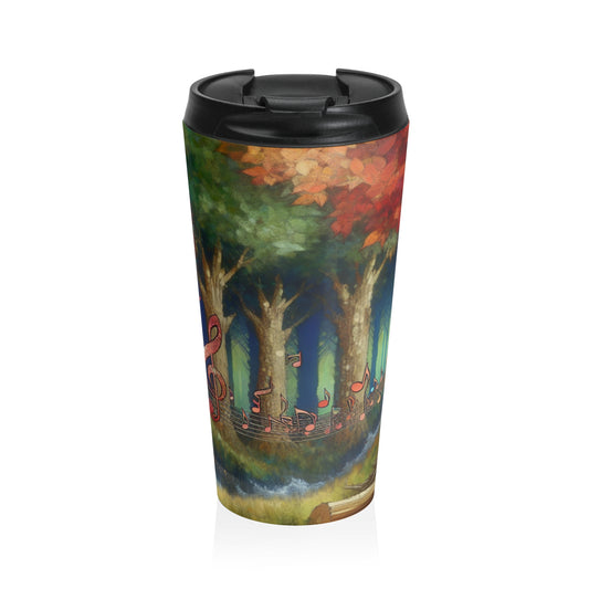 "Melodic Grove" - The Alien Stainless Steel Travel Mug