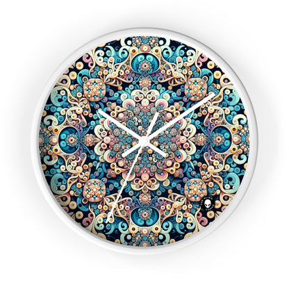 "Flight of Geometry: Algorithmic Art Inspired by Avian Movement" - The Alien Wall Clock Algorithmic Art