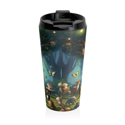 "Enchanted Forest Jam" - The Alien Stainless Steel Travel Mug