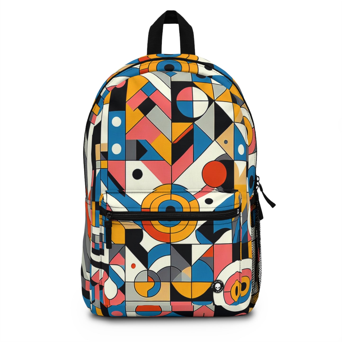 "Cityscape Ignited" - The Alien Backpack Geometric Abstraction