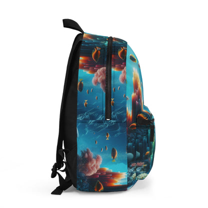 "Neon Reef: A Surreal Underwater Symphony" - The Alien Backpack