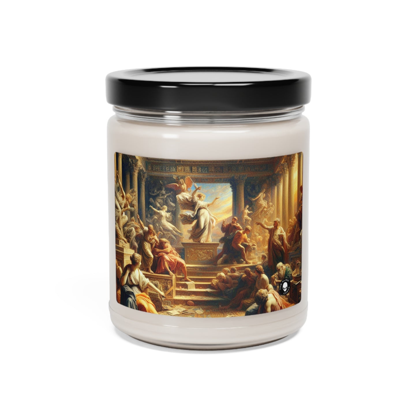 "Renaissance moderne : leaders d'aujourd'hui" - La bougie de soja parfumée Alien 9oz Néoclassicisme