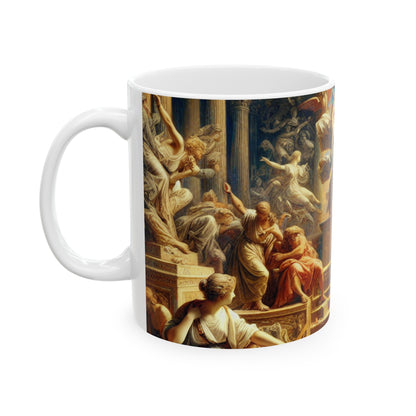 "Modern Renaissance: Leaders of Today" - The Alien Ceramic Mug 11oz Neoclassicism