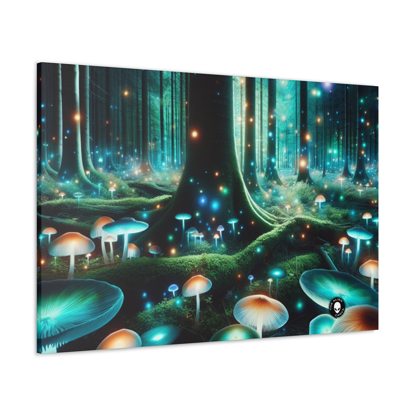 "Enchanted Night in the Fungus Forest" - The Alien Canva