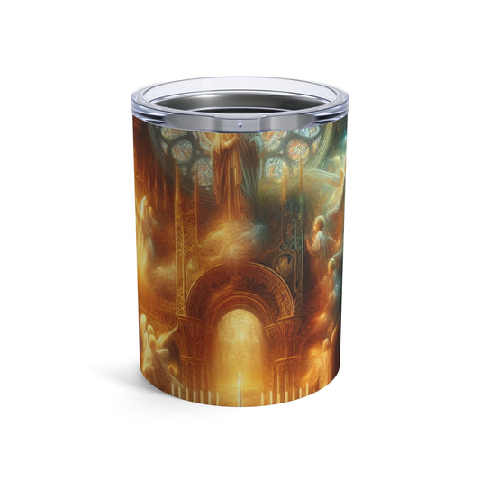 "Harmony of Faith: Divine Unity" - The Alien Tumbler 10oz Religious Art