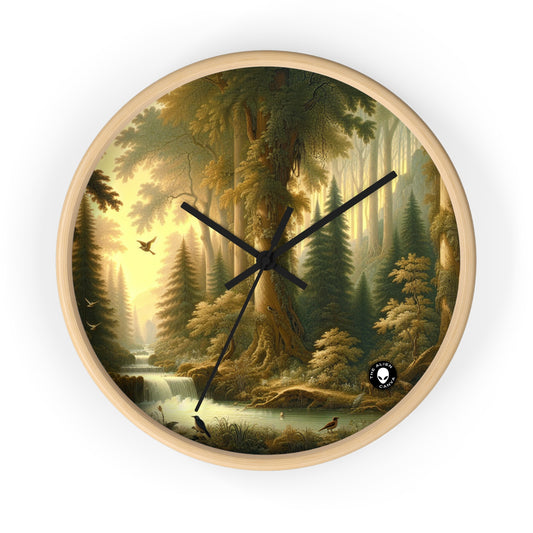 "Tranquil Forest Glen" - The Alien Wall Clock