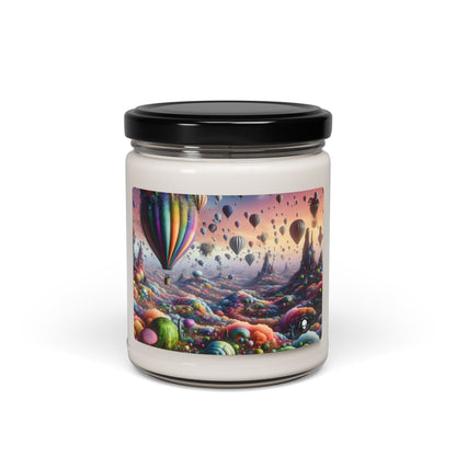 "Whimsical Sky: A Surreal Balloon Adventure" - The Alien Scented Soy Candle 9oz