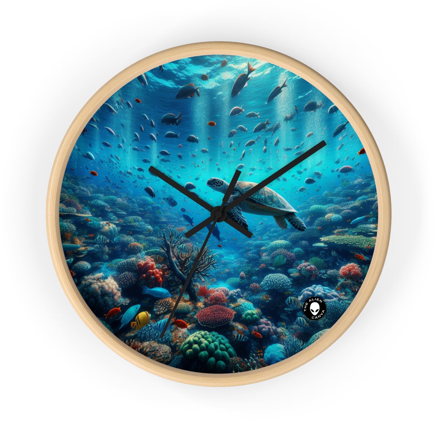 "Underwater Wonderland" - The Alien Wall Clock