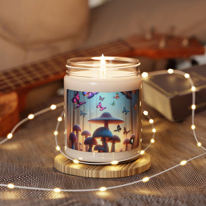 "Twilight Forest: Fluttering Butterflies and Towering Mushrooms" - The Alien Scented Soy Candle 9oz