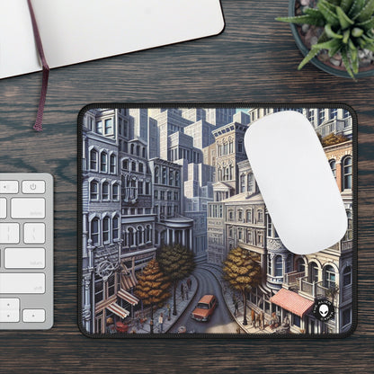 "Pasaje Encantado: Trascendiendo la Realidad" - The Alien Gaming Mouse Pad Trompe-l'oeil