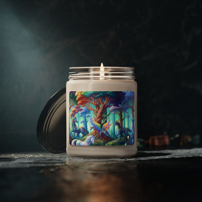 "Crystal Forest: Realm of Mythical Beings" - The Alien Scented Soy Candle 9oz