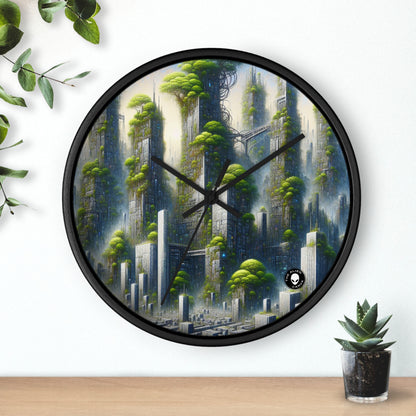 "Biodome Cityscape": el reloj de pared extraterrestre