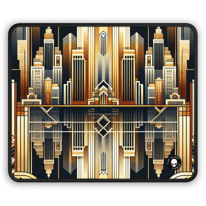 "Luxe Deco: Artistic Elegance at The Grand Hotel" - The Alien Gaming Mouse Pad Art Deco