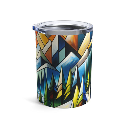 "Cubic Naturalism" - The Alien Tumbler 10oz Cubism Style