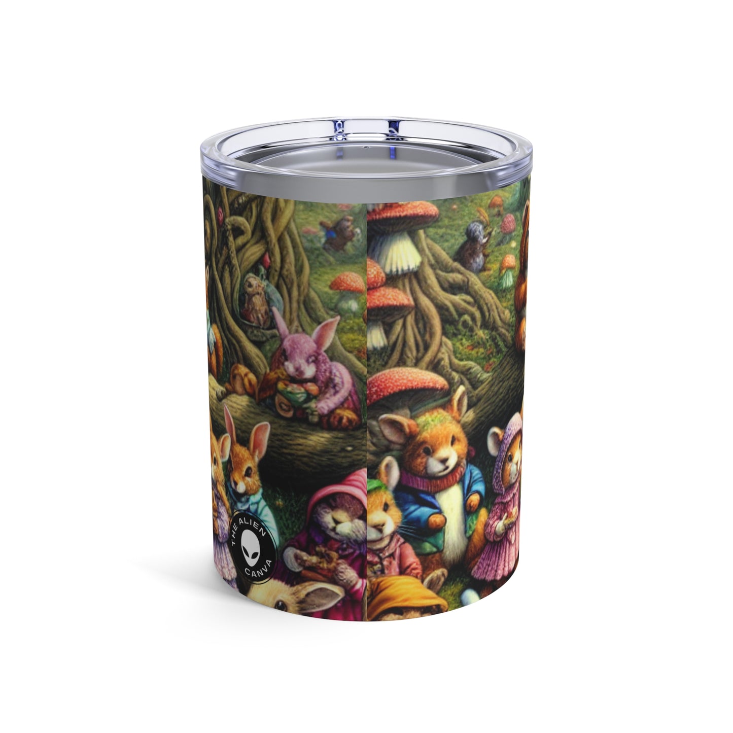 "Pique-nique dans la forêt fantastique : Défilé de mode animale" - The Alien Tumbler 10oz