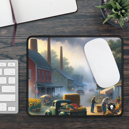 "Harvest Tranquility: A Midwest Farm Scene" - The Alien Gaming Mouse Pad Regionalism