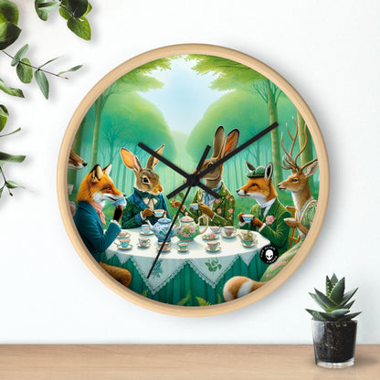 "Enchanted Tea in the Forest" - The Alien Wall Clock