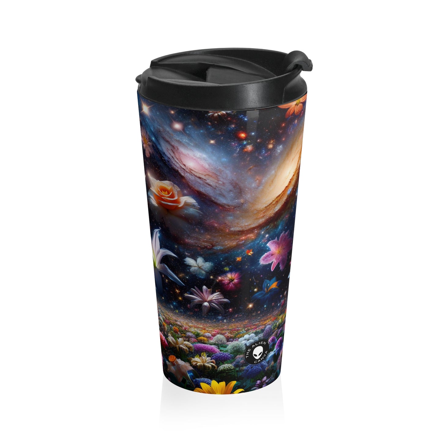 "Floral Constellations" - The Alien Stainless Steel Travel Mug