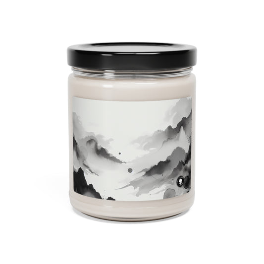 "Whispers of the Moonlit Grove" - The Alien Scented Soy Candle 9oz Ink Wash Painting