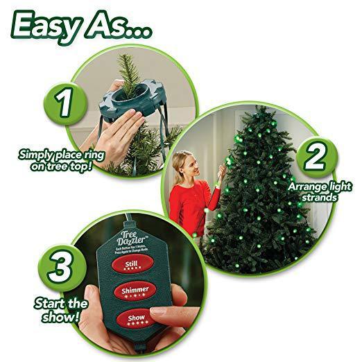 Christmas tree decoration lights string