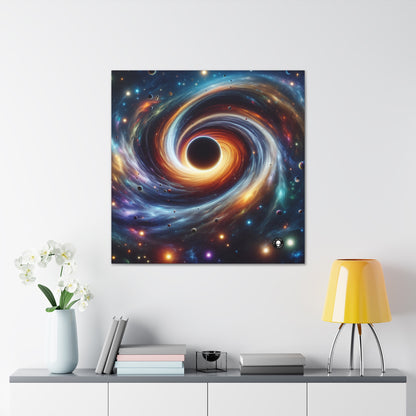 "Galactic Vortex: The Colorful Dance of Stars and Planets" - The Alien Canva