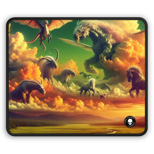 "Skyborne Realms" - The Alien Gaming Mouse Pad