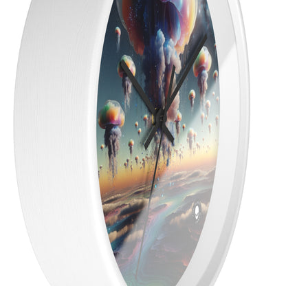 "Jellyfish Sky: A Surreal World" - The Alien Wall Clock